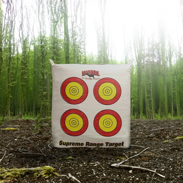 Alt view image 4 of 7 - Adult Field Point Archery Bag Target Supreme Range, White