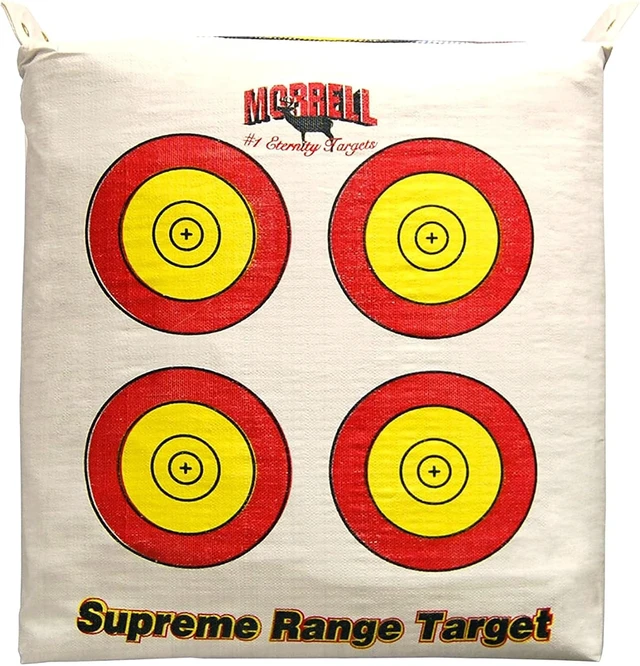 Alt view image 7 of 7 - Adult Field Point Archery Bag Target Supreme Range, White