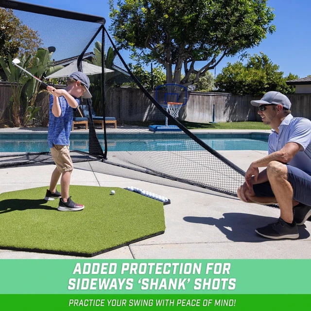 Alt view image 3 of 6 - Elite Shank Golf Net Accessory Compatible with Elite Golf & Simulator Enclosure Nets