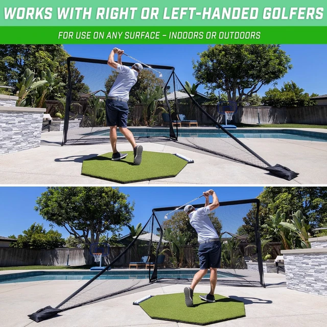 Alt view image 5 of 6 - Elite Shank Golf Net Accessory Compatible with Elite Golf & Simulator Enclosure Nets