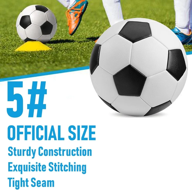 Alt view image 2 of 7 - 6-Pack Christian Charity Soccer Balls with Pump, Sizes 5/4/3 Deflated Bulk Set for Samaritan's Purse Operation Christmas