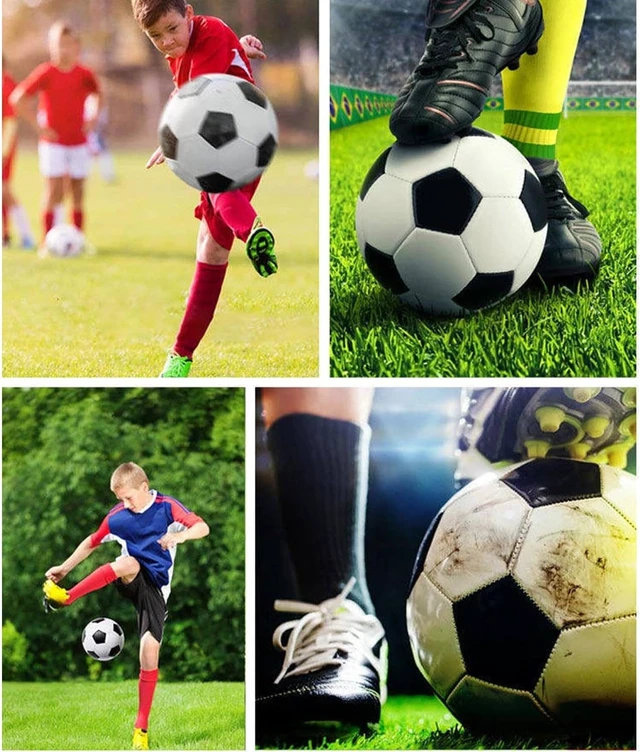 Alt view image 7 of 7 - 6-Pack Christian Charity Soccer Balls with Pump, Sizes 5/4/3 Deflated Bulk Set for Samaritan's Purse Operation Christmas