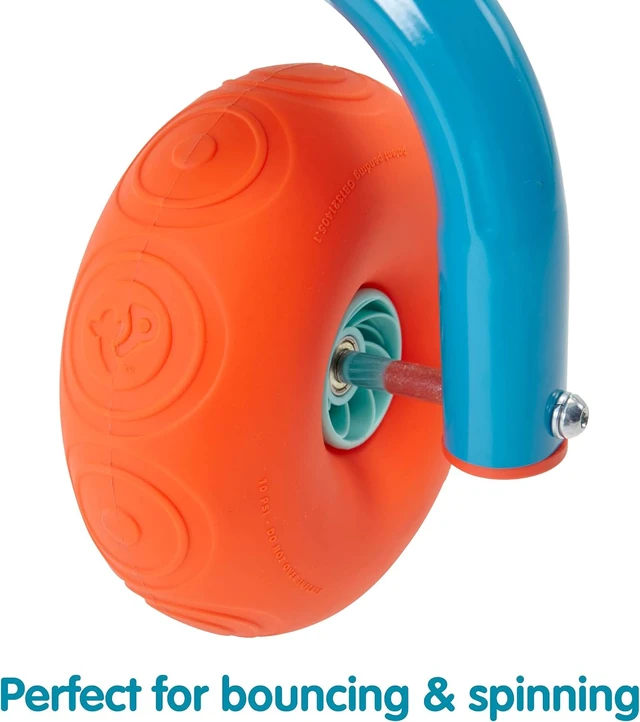 Alt view image 7 of 7 - Spiro Spin Teeter Totter Bounces & Spins 360 Degrees, Blue/Green
