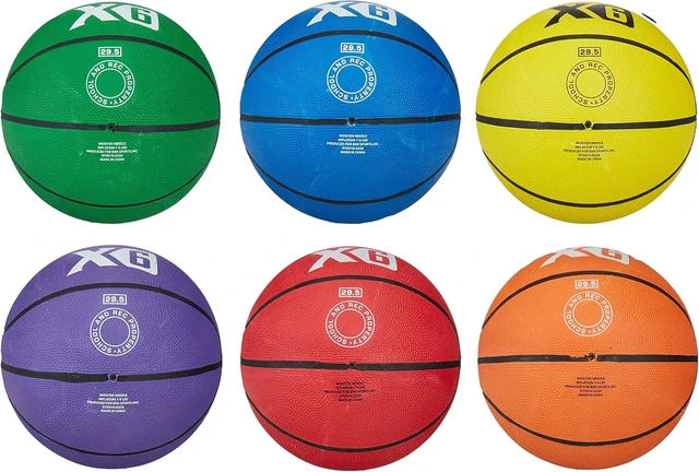 Alt view image 2 of 2 - Basketballs (Set of 6) Multicolor
