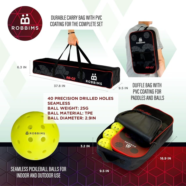 Alt view image 5 of 6 - Pickleball Set with Net
