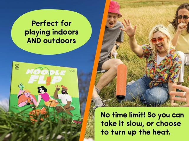 Alt view image 2 of 7 - Noodle Flip Ultimate Toss Game for Adults, Kids & Groups