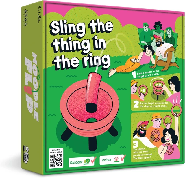 Alt view image 3 of 7 - Noodle Flip Ultimate Toss Game for Adults, Kids & Groups