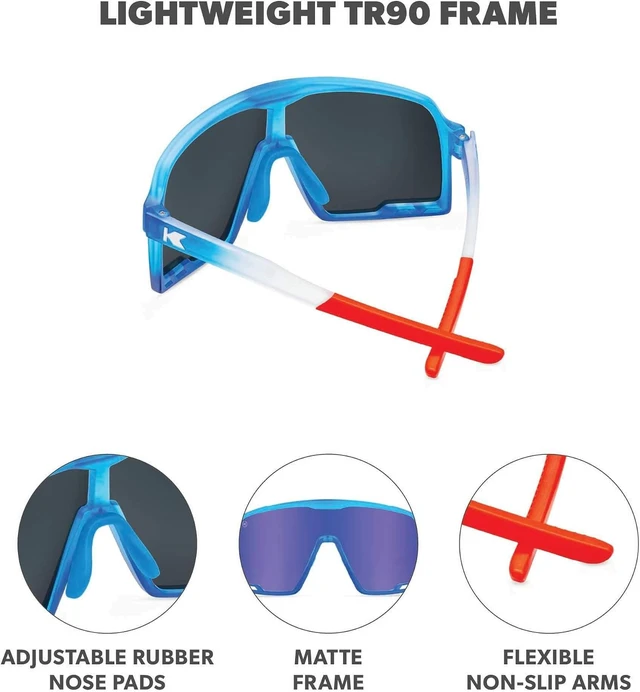 Alt view image 3 of 7 - Youth Baseball Sunglasses with UV400 Protection Kids Sport
