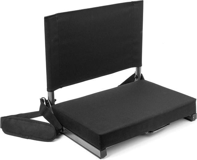 Main image of Deluxe Ultra Padded Stadium Seat, One Size, Black
