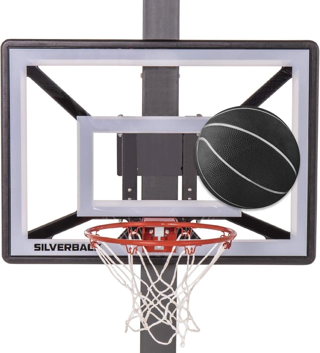 Main image of 33" Junior Youth Basketball Hoop, Black