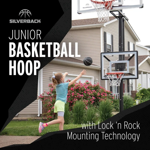 Alt view image 2 of 7 - 33" Junior Youth Basketball Hoop, Black
