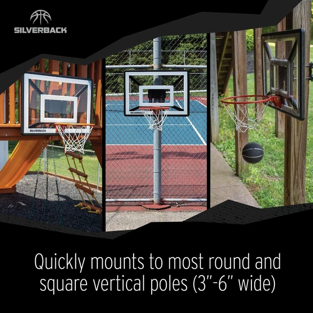 Alt view image 3 of 7 - 33" Junior Youth Basketball Hoop, Black