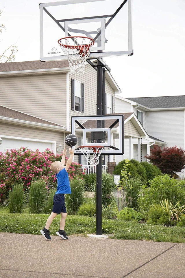 Alt view image 6 of 7 - 33" Junior Youth Basketball Hoop, Black