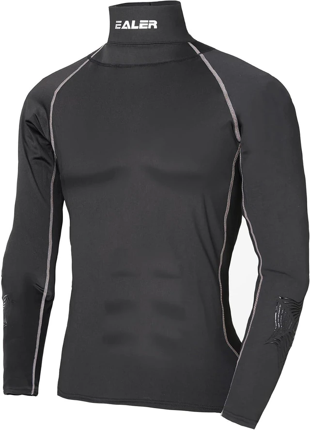 Main image of Hockey Compression Long Sleeve Shirt with Neck Guard