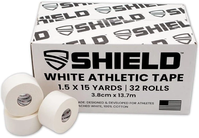 Main image of White Athletic Tape 32-Roll Case, 1.5 in x 15 yd