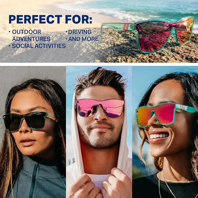 Alt view image 3 of 7 - Millenia X2 Polarized Sunglasses Flat Mirrored Lens with 100% UV Protection for Men & Women