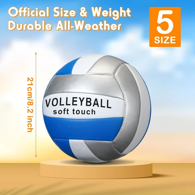 Alt view image 2 of 5 - Soft Official Size 5 Volleyball 4 Pack for Indoor & Outdoor