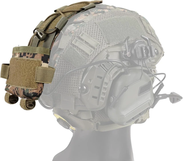 Alt view image 6 of 7 - 4-in-1 Upgraded Adjustable Tactical Helmet with Headset & Cover for Cosplay & Military Tactical Gear