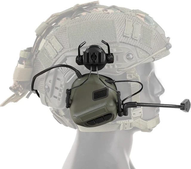 Alt view image 7 of 7 - 4-in-1 Upgraded Adjustable Tactical Helmet with Headset & Cover for Cosplay & Military Tactical Gear