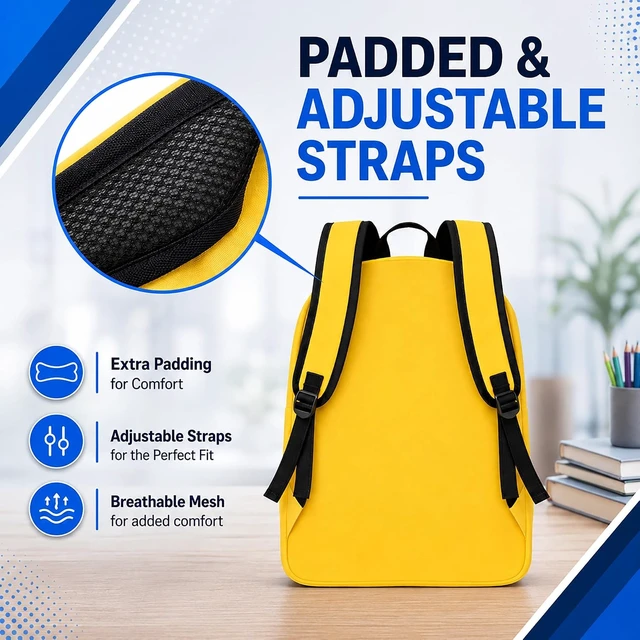Alt view image 6 of 7 - Bulk 17 Inch Lightweight Backpacks 24 Pack, Outdoor Travel, Gym & Corporate Events Bag (Assorted)