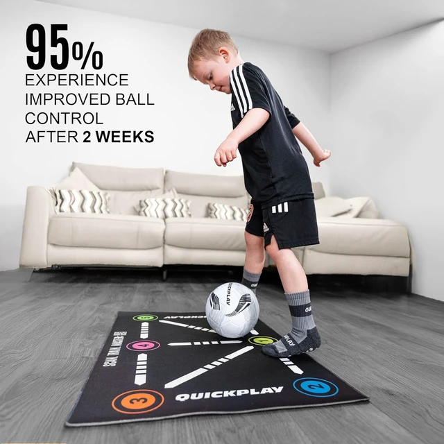 Alt view image 4 of 7 - Soccer Ball Mastery Mat Footwork & Dribble Trainer