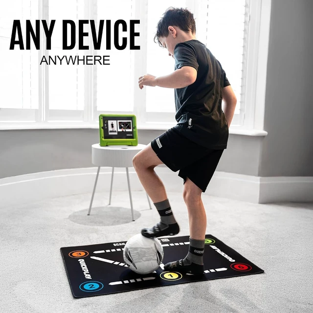 Alt view image 6 of 7 - Soccer Ball Mastery Mat Footwork & Dribble Trainer