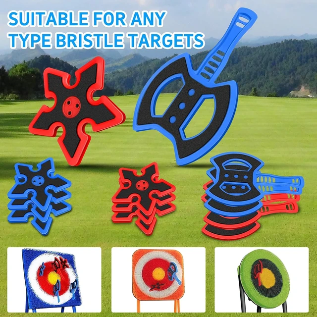 Alt view image 3 of 7 - Plastic Replacement Axes for Axe Throwing Game Starter Set