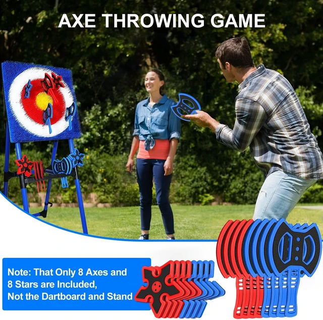 Alt view image 2 of 7 - Plastic Replacement Axes for Axe Throwing Game Starter Set