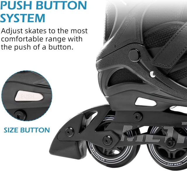 Alt view image 4 of 7 - Inline Skates for Men, Women & Teens Adult