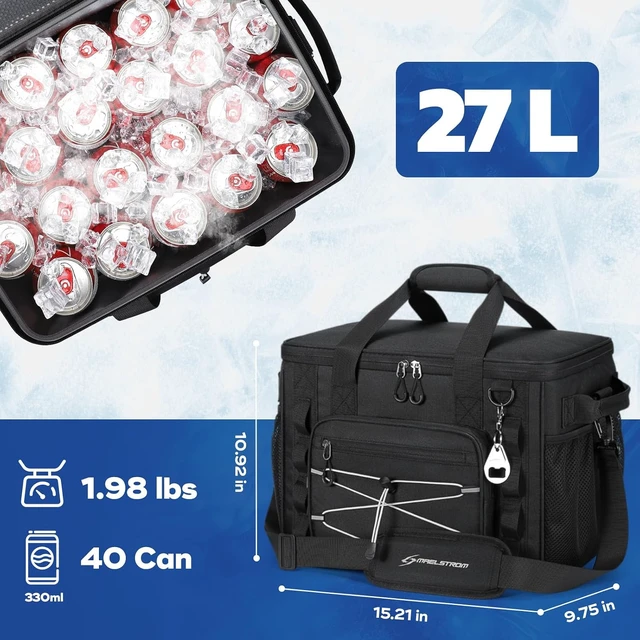 Alt view image 5 of 7 - Leakproof Insulated Soft Cooler Bag 30/40 Can Ice Chest