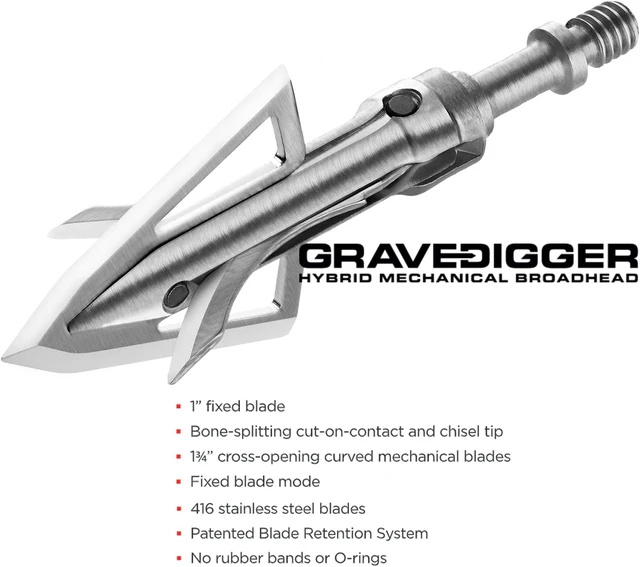 Alt view image 3 of 6 - Outdoors Cut-on-Contact COC 125G GRAVE DIGGER 125 Grains, Multi, US