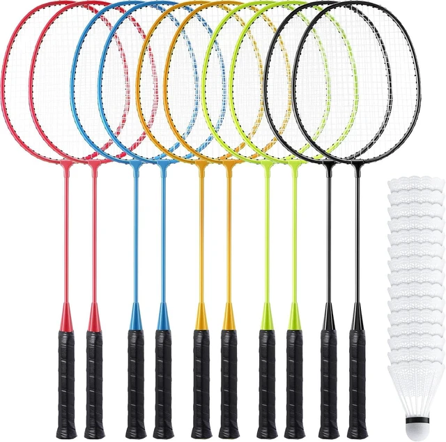 Main image of Badminton Racket Set with Shuttlecocks Lightweight Racquets for Adults & Teens, Backyard, Gym, Beach & Outdoor Games