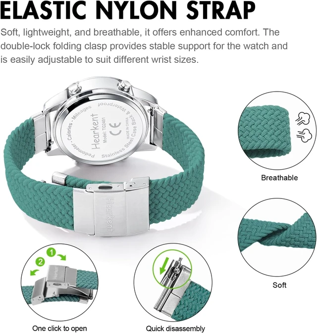Alt view image 7 of 7 - Pedometer Watch Step, Mileage & Calorie Tracker with Large Numbers
