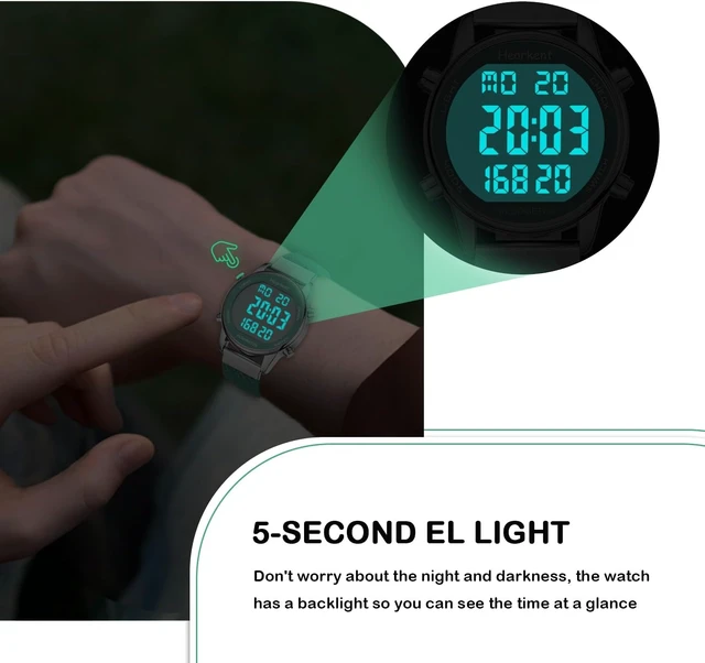 Alt view image 6 of 7 - Pedometer Watch Step, Mileage & Calorie Tracker with Large Numbers