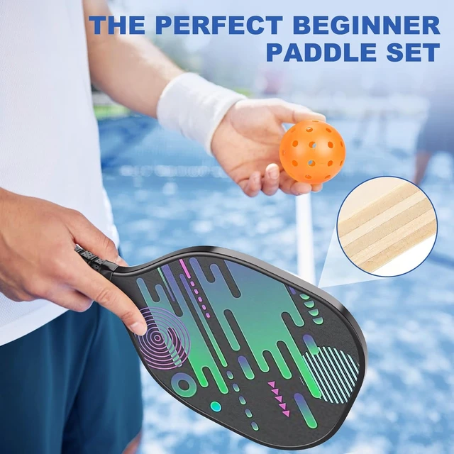 Alt view image 3 of 7 - Pickleball Net Set on Wheels 22FT Regular Size for Driveway & Backyard, with 4 Paddles, 6 Balls, 12 Court Markers & Carry Bag for Indoor/Outdoor Play