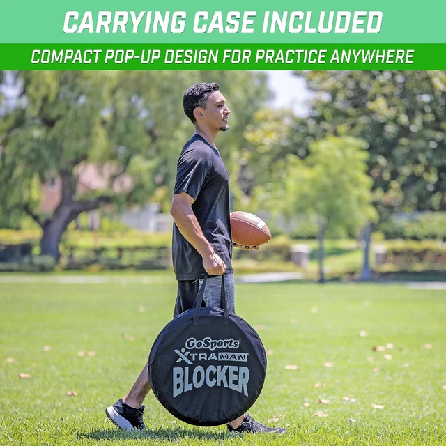 Alt view image 5 of 6 - XTRAMAN PRO 46" XL Pop-Up Defender 3 Pack Heavy Duty Multi-Sport Blocking Dummy for Basketball, Football, Soccer & More