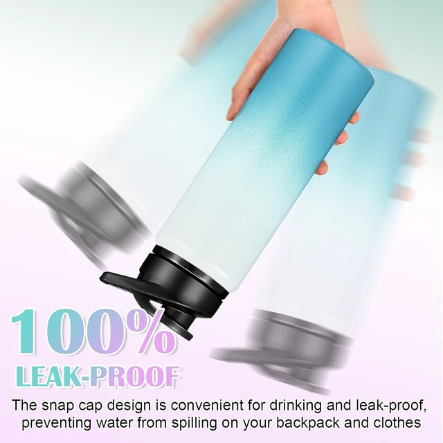 Alt view image 4 of 6 - 25oz Aluminum Water Bottles 10 Pack Bulk Reusable Sports Bottles