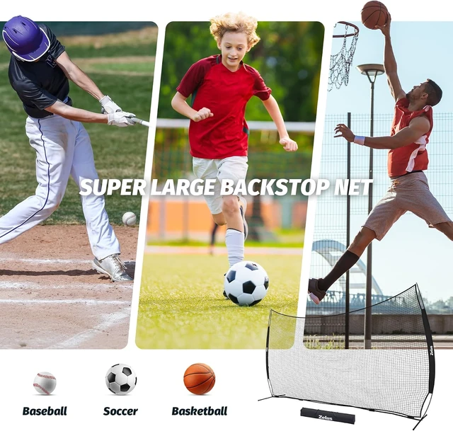 Alt view image 2 of 7 - Baseball Backstop Net for Baseball, Softball, Lacrosse & Soccer