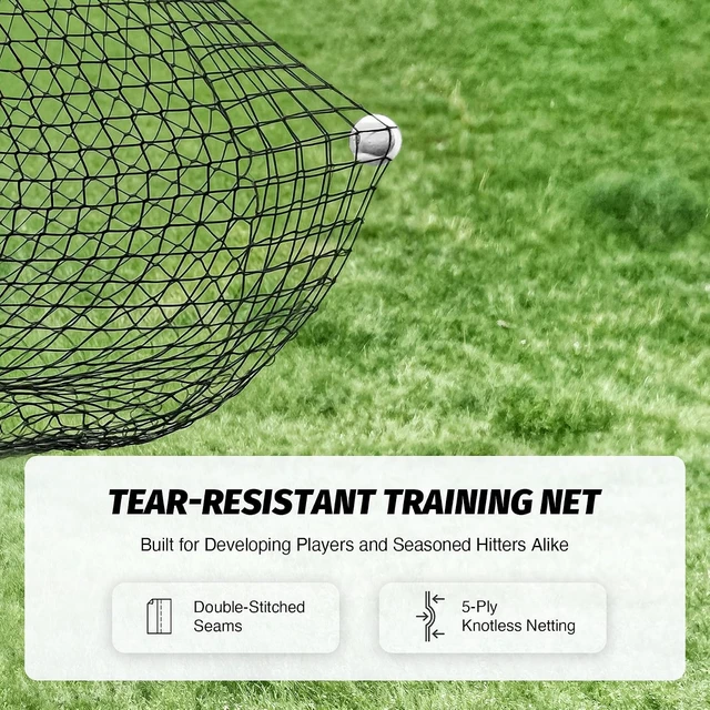 Alt view image 4 of 7 - Baseball Backstop Net for Baseball, Softball, Lacrosse & Soccer