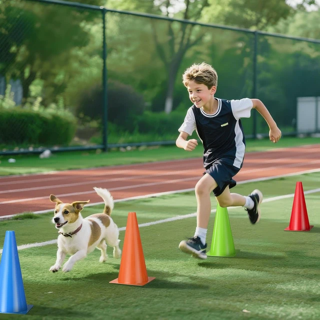Alt view image 6 of 7 - 12 Inch Traffic Cones 24 Pcs Training Sports & Parking Cones