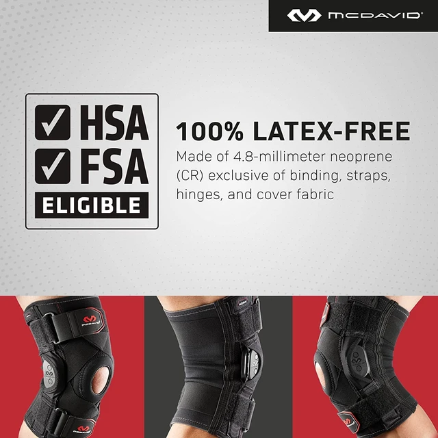 Alt view image 7 of 7 - Hinged Knee Brace with Support & Stabilizers for Men & Women