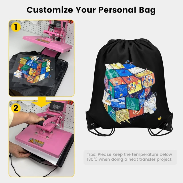 Alt view image 3 of 7 - Drawstring Bags Bulk 100 Pcs, 15.7 x 13.3 Inches, 20 Colors