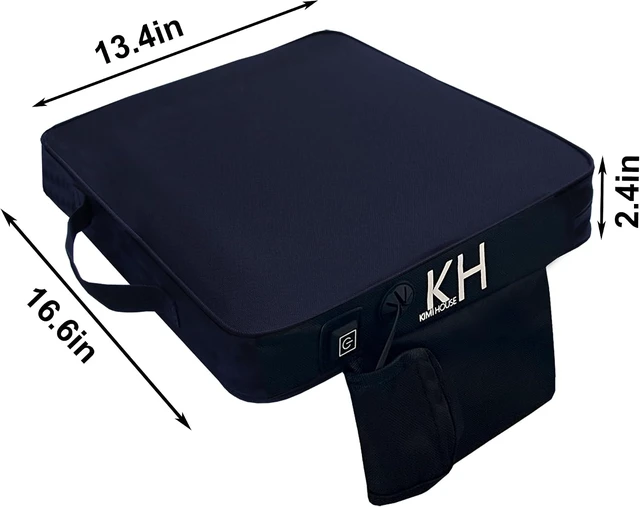 Alt view image 2 of 6 - Indoor & Outdoor Chair Cushion 2 Pieces Boat, Canoe, Kayak & Stadium Bleacher Seat for Camping & Sports Events