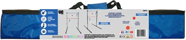 Alt view image 3 of 7 - Ladderball Pro Steel Lawn Toss Game Set Outdoor, Ages 8+