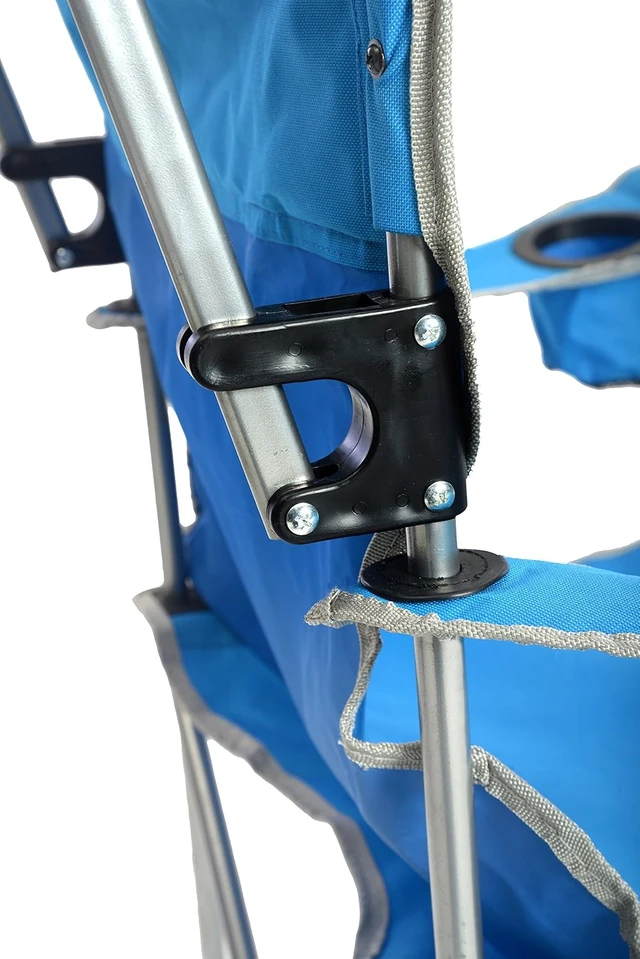 Alt view image 5 of 6 - Full Size Shade Folding Camping Chair with Arm Rest Polyester