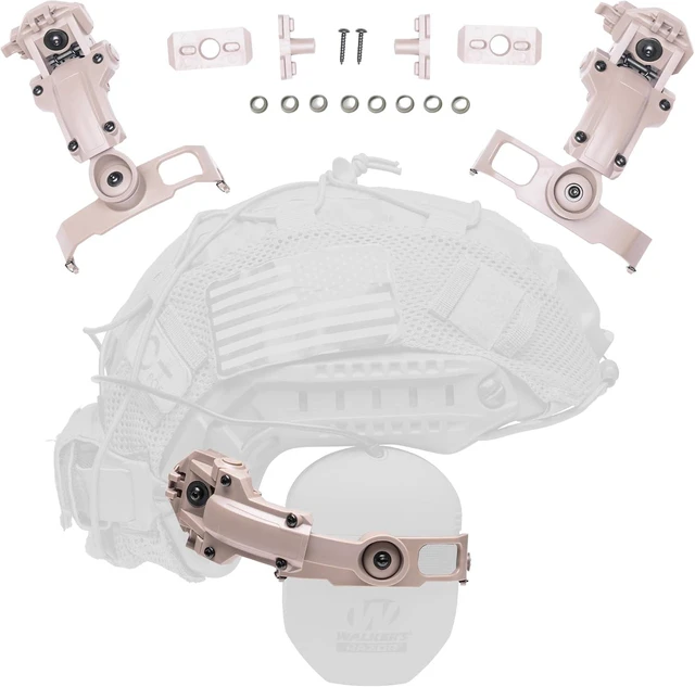 Main image of Tigrett ARC Rail Adapter for Walker's Razor Thin Earmuffs Choose Black, FDE, or Green