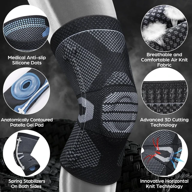 Alt view image 2 of 7 - Professional Medical Knee Brace Support & Relief for Women & Men