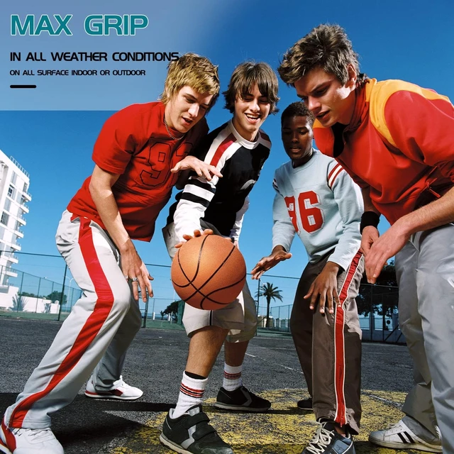 Alt view image 5 of 6 - Official Size 7 Basketball Balls 29.5" 6 Pack Inflatable with Pump for Men & Women, Outdoor, Indoor or Training
