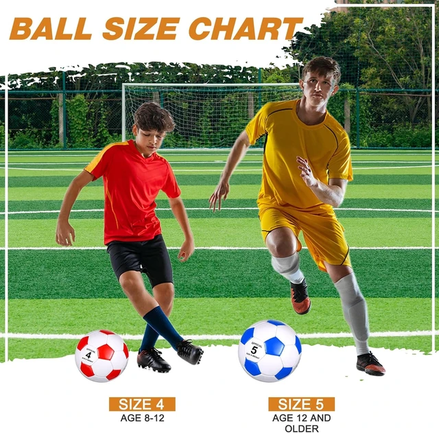 Alt view image 4 of 7 - 24 Pcs Soccer Ball Bulk with Pumps Sizes 5/4/3
