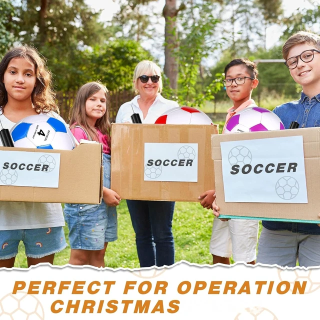 Alt view image 7 of 7 - 24 Pcs Soccer Ball Bulk with Pumps Sizes 5/4/3